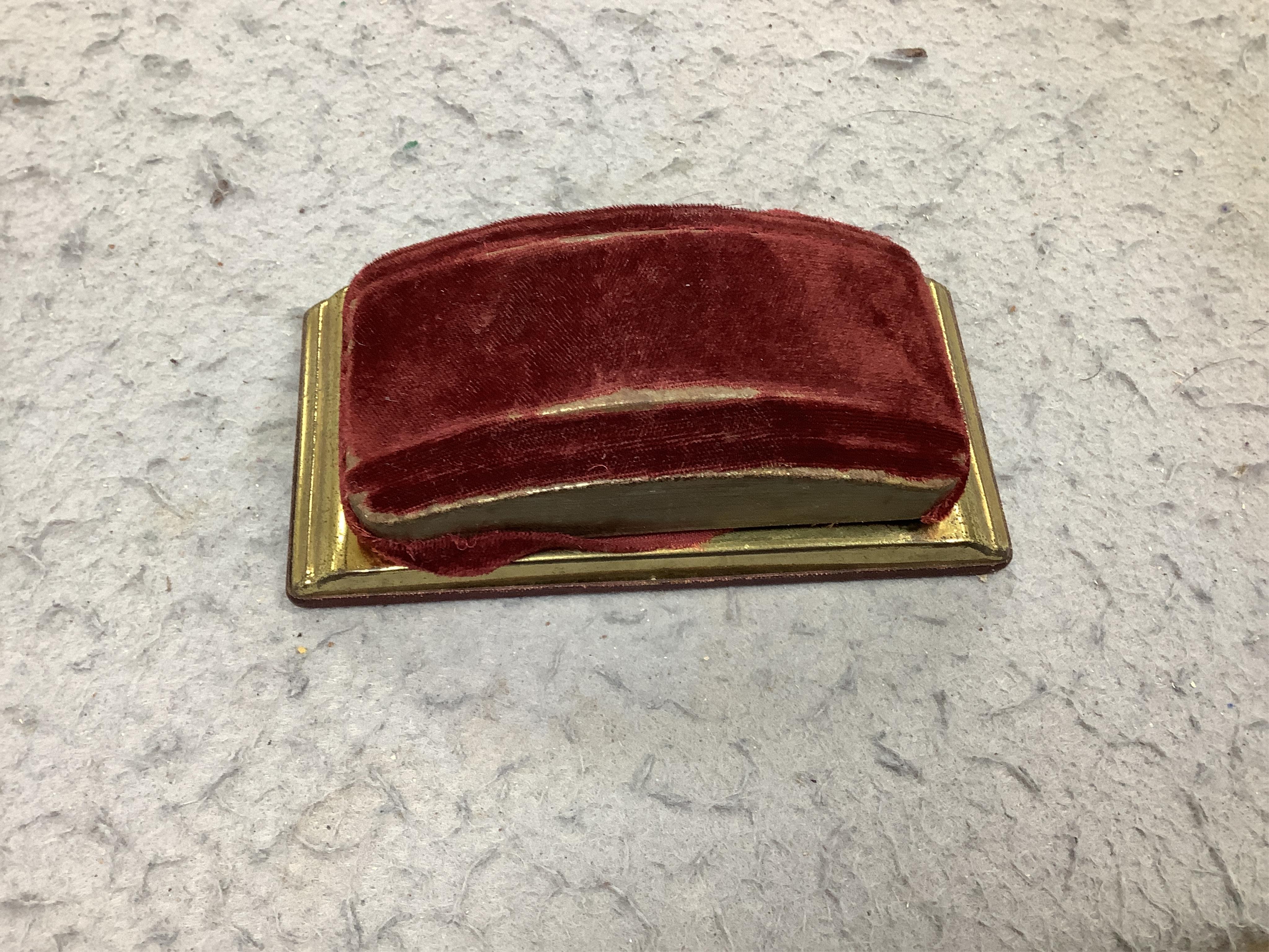 A gentleman's 1940's? mid-size steel and gold plated Rolex manual wind wrist watch, case diameter 30mm, on an associated flexible bracelet, with a Rolex box. Condition - poor